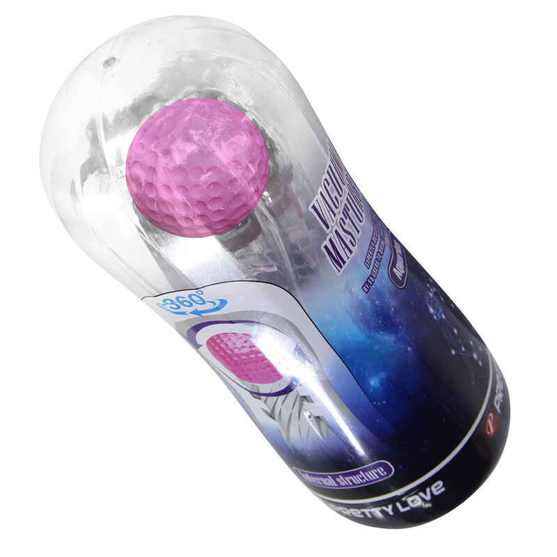 Pretty Love-Masturbator Cup 360 Texturat Transparent 5 PRETTY LOVE - 360º TEXTURED MASTURBATION CUP CLEAR · Masturbatoare (imaginea 5)