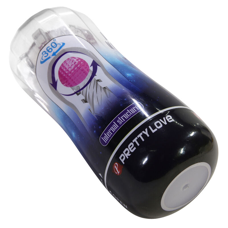 Pretty Love-Masturbator Cup 360 Texturat Transparent 7 PRETTY LOVE - 360º TEXTURED MASTURBATION CUP CLEAR · Masturbatoare (imaginea 7)
