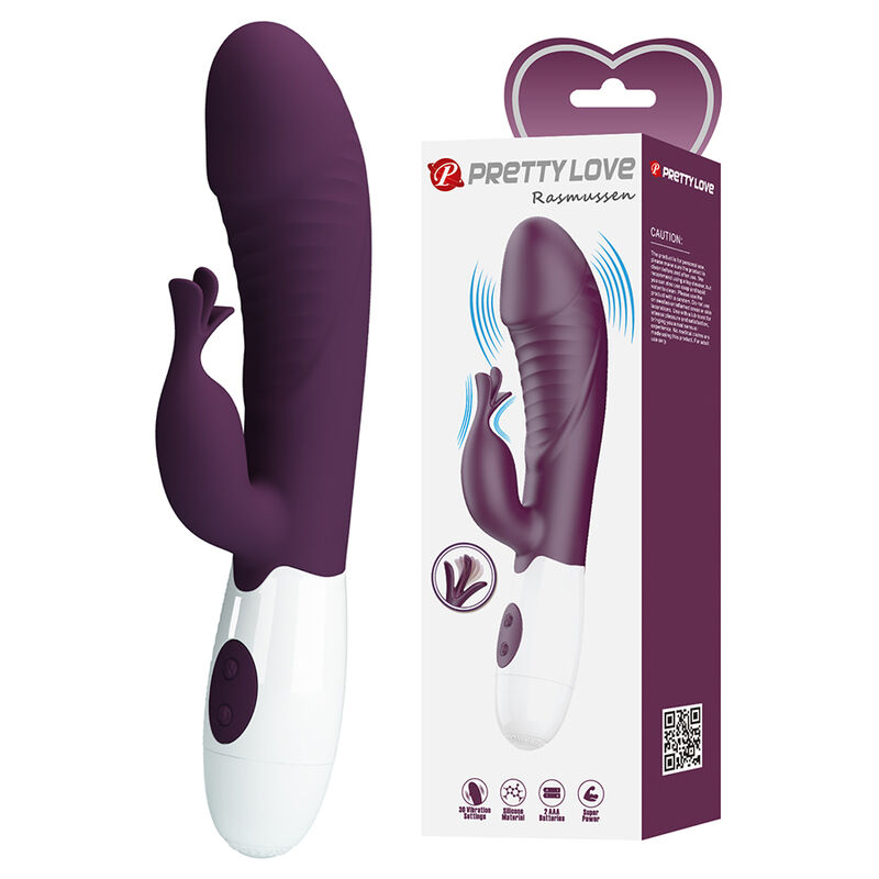 PRETTY LOVE - ROGUE MUSE 30 FUNCTION RABBIT VIBRATOR PURPLE · Vibratoare (imaginea 7)
