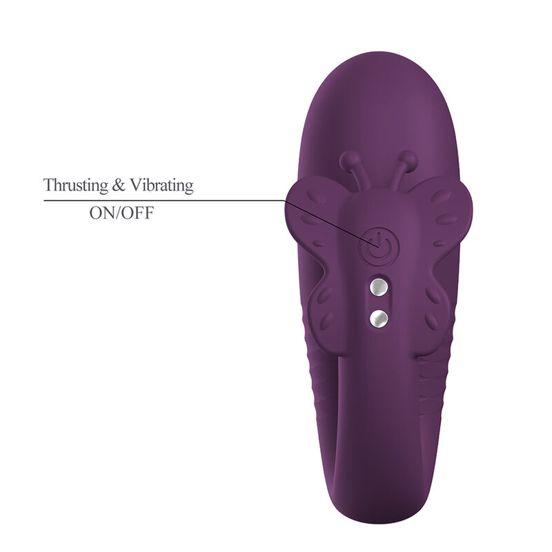 PRETTY LOVE - KLAY THRUSTING EGG VIBRATOR APP CONTROL PURPLE · Jucarii Cupluri (imaginea 6)
