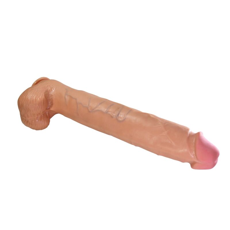 PRETTY LOVE - RAEL FLEXIBLE REALISTIC DILDO WITH SUCTION CUP 40 CM -Ø- 6 CM BROWN · Dildo & Stimulatoare (imaginea 3)