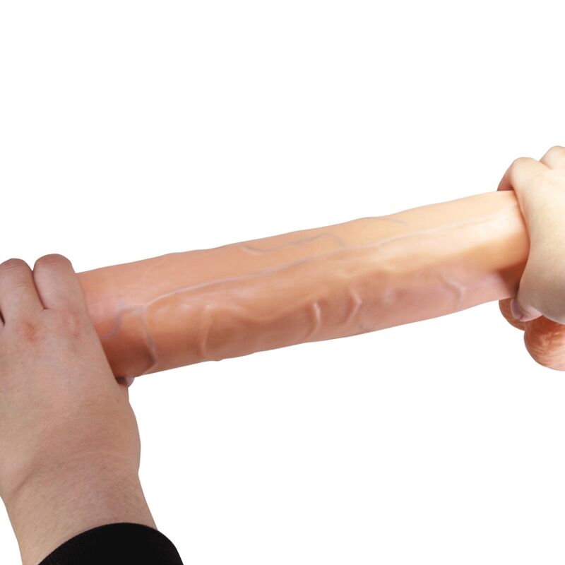 PRETTY LOVE - RAEL FLEXIBLE REALISTIC DILDO WITH SUCTION CUP 40 CM -Ø- 6 CM BROWN · Dildo & Stimulatoare (imaginea 5)