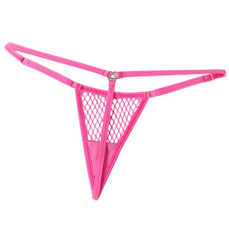 Chilirose-CR 4856 Tanga Micro din Plasă 3 CHILIROSE - CR 4856 RED FISHNET MICRO THONG S/M · Lenjerie Sexy Femei (imaginea 3)