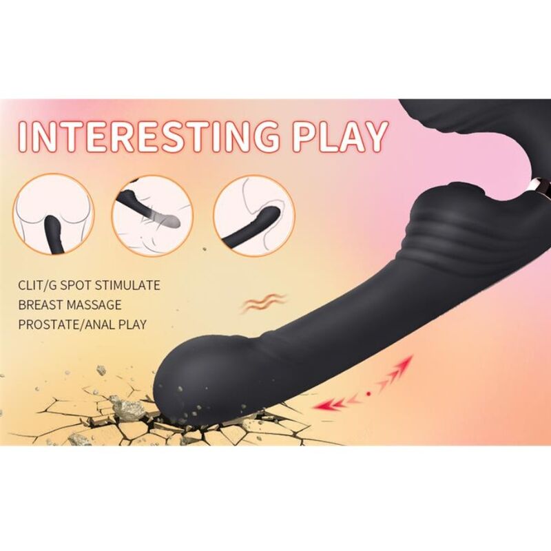 NALONE - ALLOW DUAL VIBE WITH ROTATION AND THRUSTING BLACK · Vibratoare (imaginea 6)