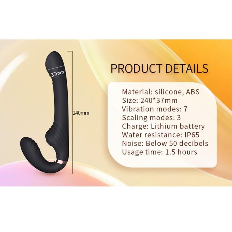 NALONE - ALLOW DUAL VIBE WITH ROTATION AND THRUSTING BLACK · Vibratoare (imaginea 8)