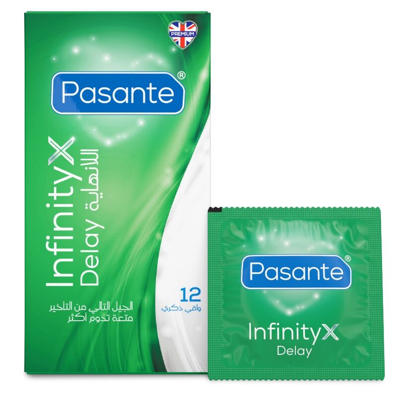 Pasante-Delay Infinity Prezervative Întârziere 12 Bucăți