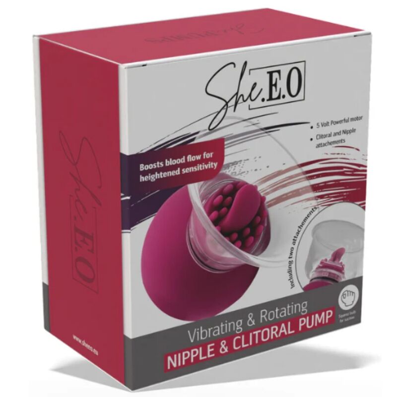 She.E.O-Pompă Vibratoare Sfârcuri și Clitoris cu Rotație 5 SHE.E.O - VIBRATING AND ROTATING PUMP FOR NIPPLES AND CLITORIS · Vibratoare (imaginea 5)