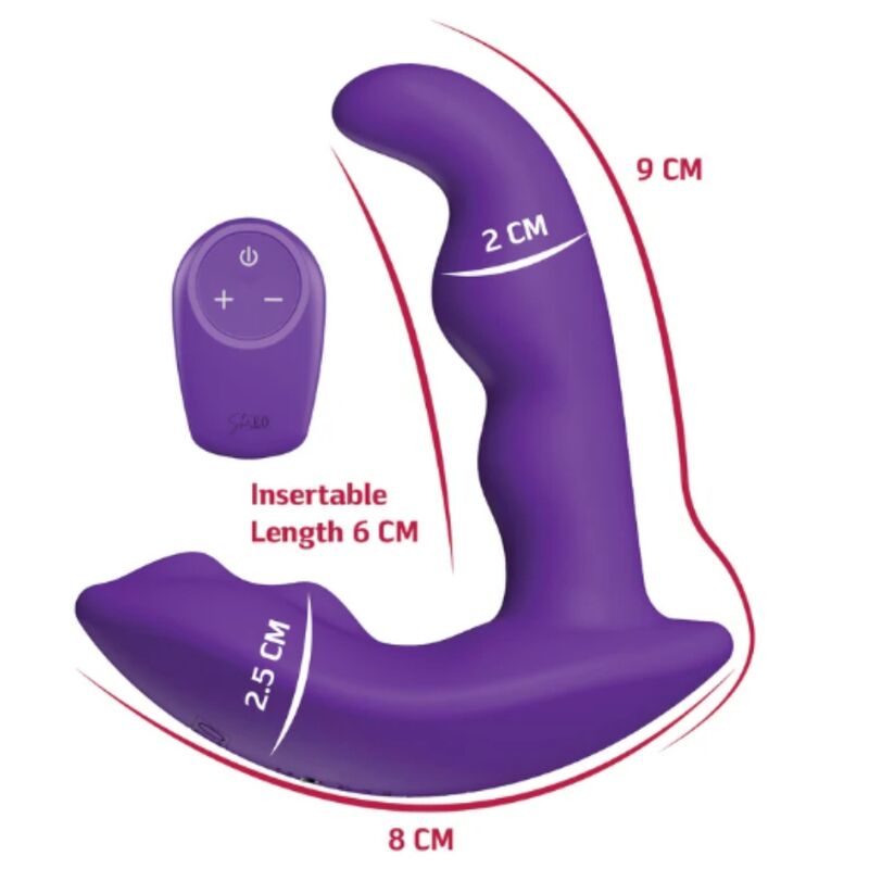 SHE.E.O - ROTATING VIBRATING ANAL STIMULATOR WITH REMOTE CONTROL - PURPLE · Jucarii Anale (imaginea 3)