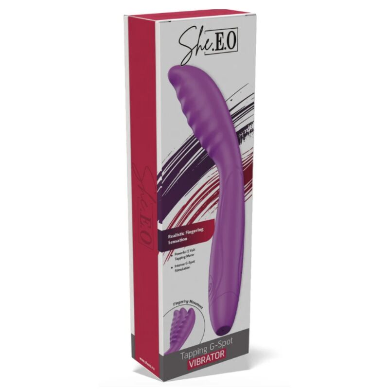 SHE.E.O - PURPLE G-SPOT TAPPING VIBRATOR · Vibratoare (imaginea 3)