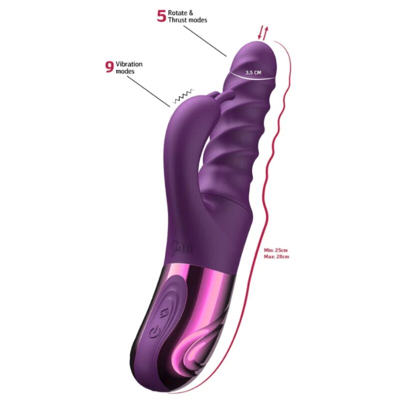 SHE.E.O - PURPLE RABBIT SWIRL VIBRATOR · Vibratoare (imaginea 4)