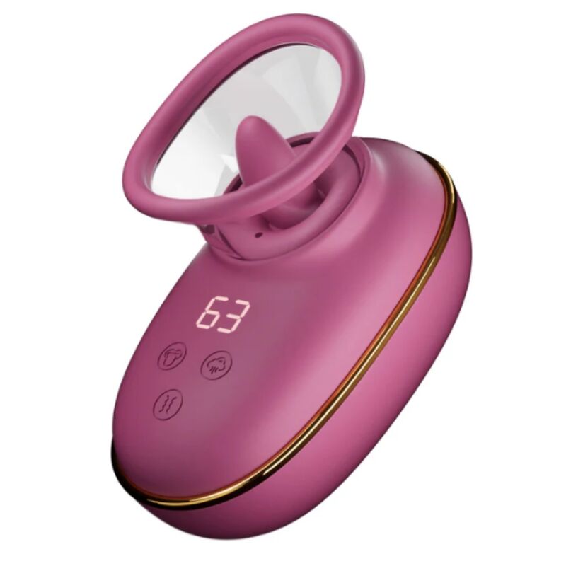 SHE.E.O - AUTOMATIC CLITORAL STIMULATING PUMP WITH LICKING EFFECT (PURPLE) · Vibratoare