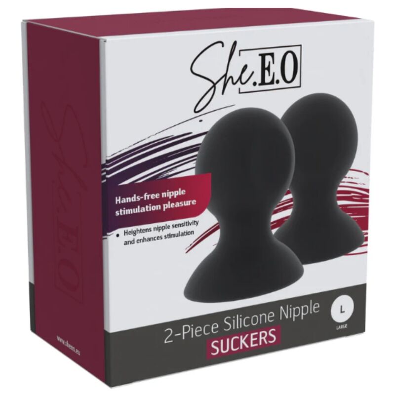 SHE.E.O - SILICONE NIPPLE SUCKERS M · Vibratoare (imaginea 7)