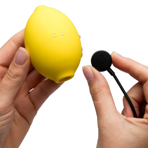 ROMP - LEMON CRUSH PLEASURE AIR CLITORAL STIMULATOR YELLOW · Vibratoare (imaginea 8)