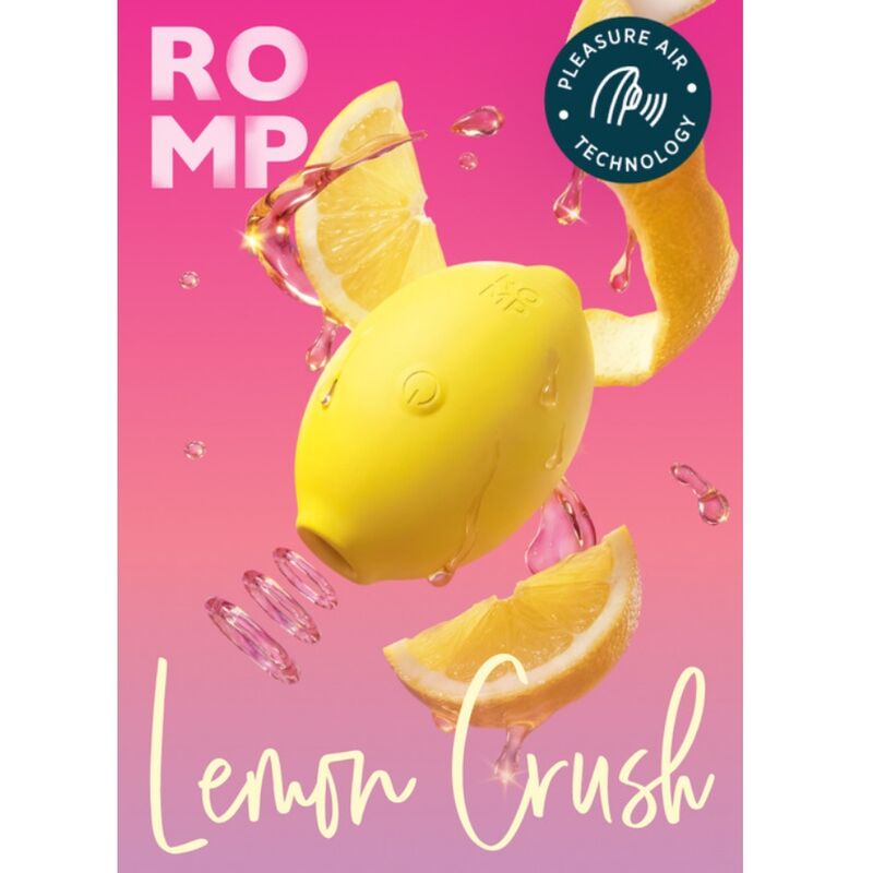 ROMP - LEMON CRUSH PLEASURE AIR CLITORAL STIMULATOR YELLOW · Vibratoare (imaginea 9)