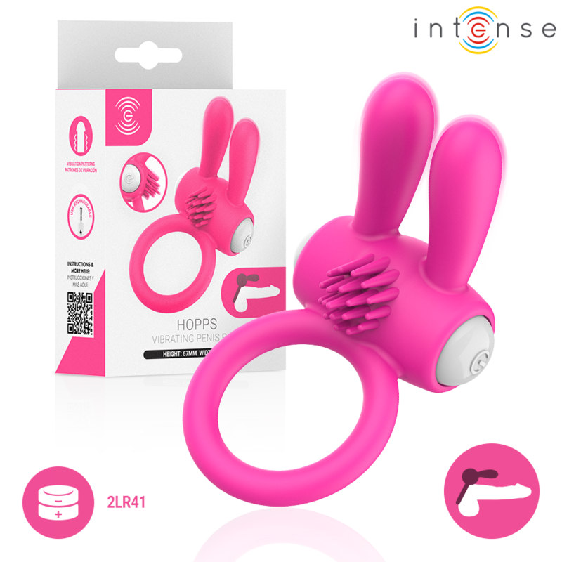 Intense-Hopps Inel Vibrator pentru Penis și Clitoris 41 Intense-Hopps Inel Vibrator pentru Penis și Clitoris