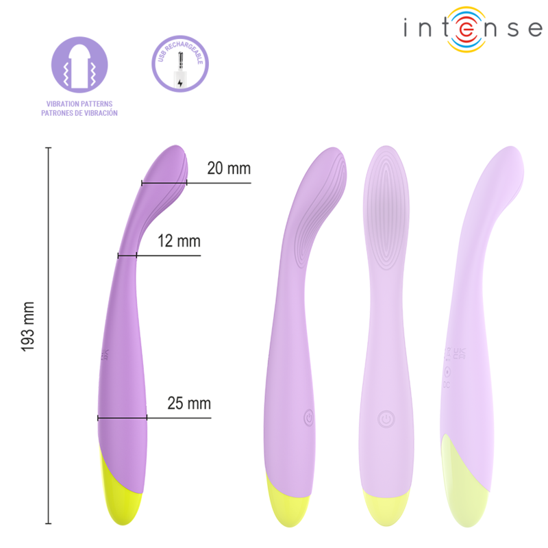 INTENSE - LUCCA FLEXIBLE USB RECHARGEABLE G-POINT STIMULATOR · Vibratoare (imaginea 4)