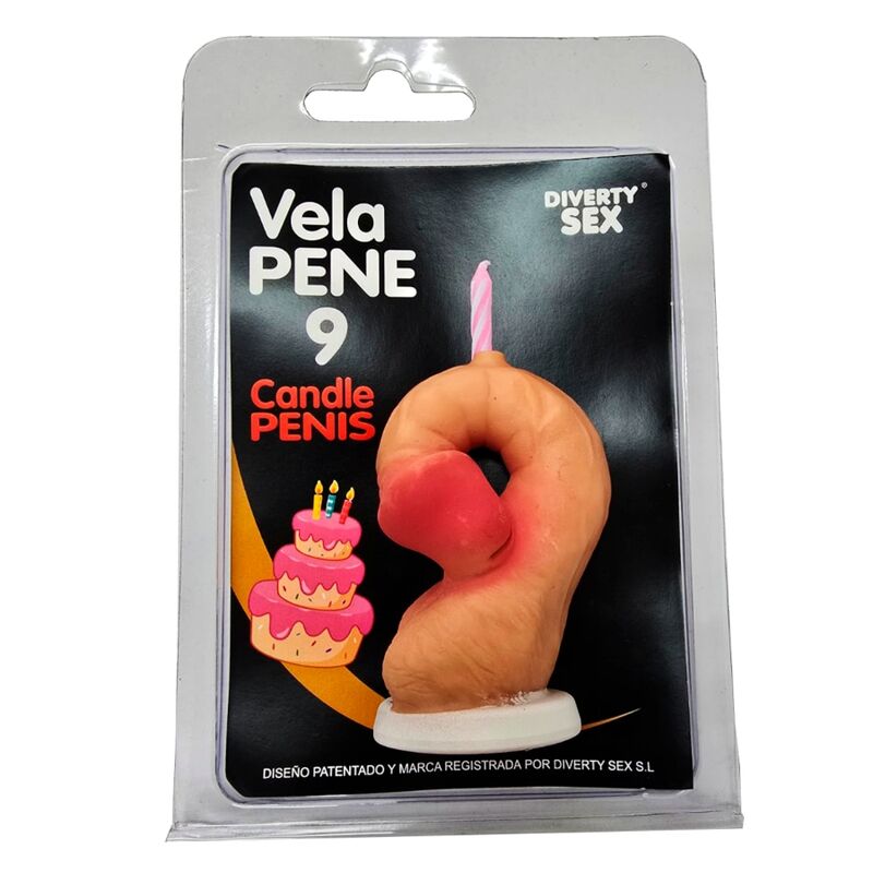 Diablo Picante-Lumânare Penis Cifră Culoarea Pielii
