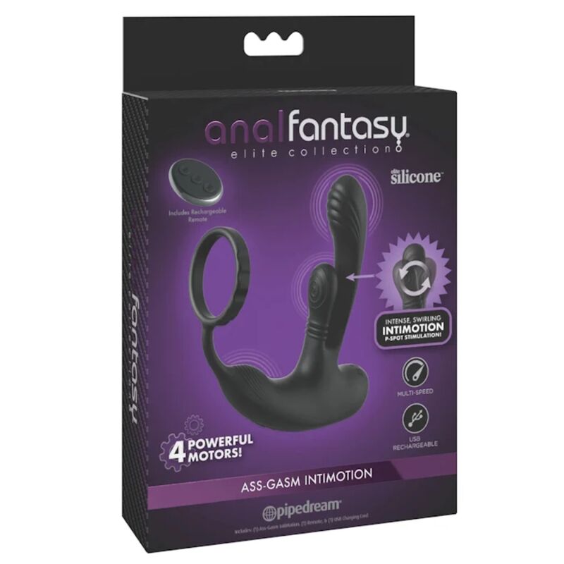 ANAL FANTASY ELITE - ASS-GASM INTIMOTION RECHARGEABLE ANAL & PERINEAL STIMULATOR — PIPEDREAMS · Inele & Mansoane Penis (imaginea 2)