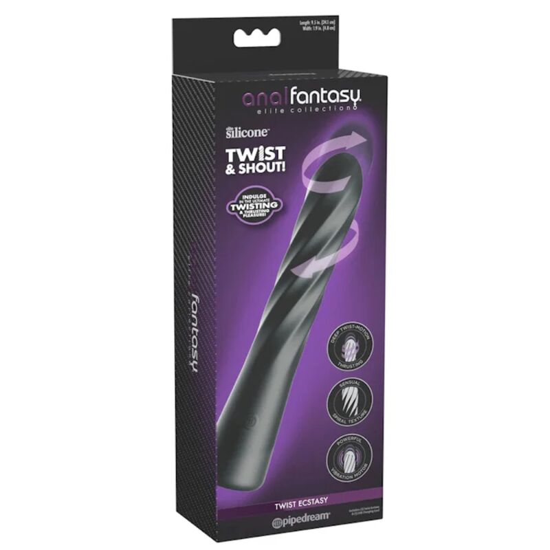 ANAL FANTASY ELITE - TWIST ECSTASY RECHARGEABLE ROTATING ANAL STIMULATOR — PIPEDREAMS · Jucarii Anale (imaginea 3)