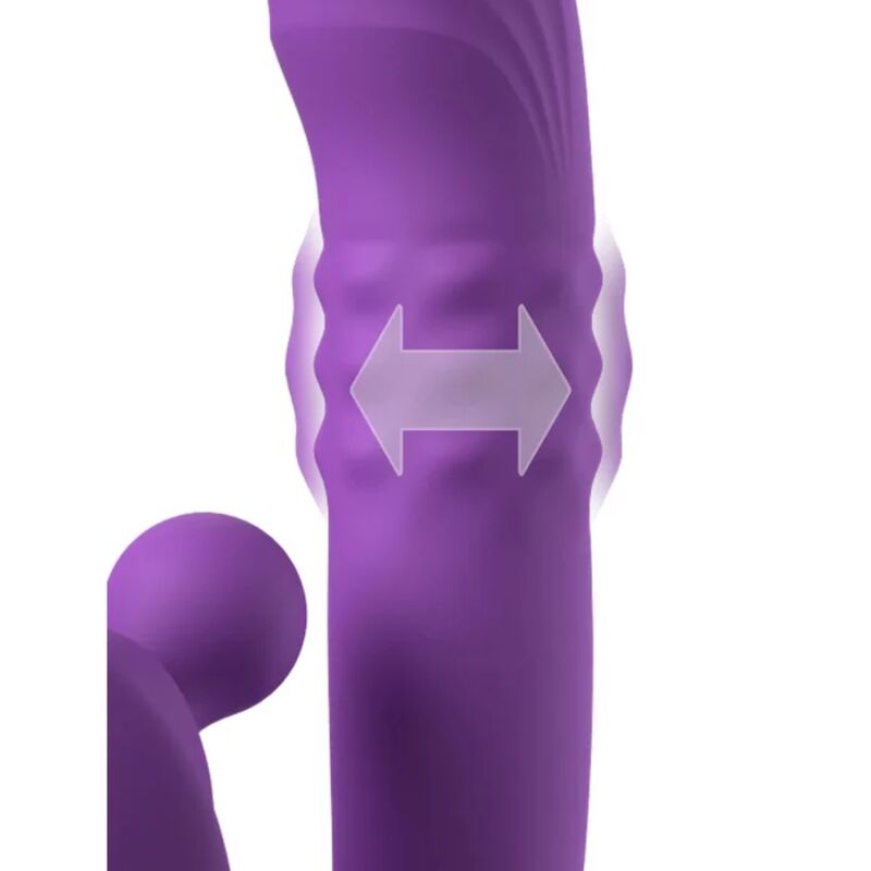 FANTASY FOR HER - HARMONI PRO PURPLE G-SPOT & CLITORAL RABBIT VIBRATOR — PIPEDREAMS · Vibratoare (imaginea 4)
