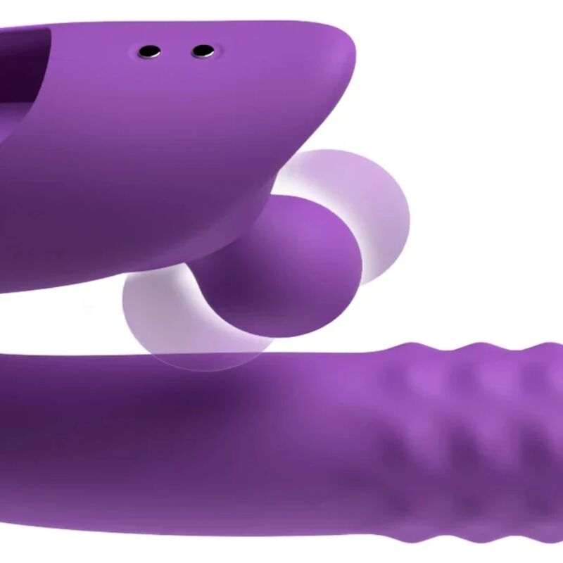 FANTASY FOR HER - HARMONI PRO PURPLE G-SPOT & CLITORAL RABBIT VIBRATOR — PIPEDREAMS · Vibratoare (imaginea 6)