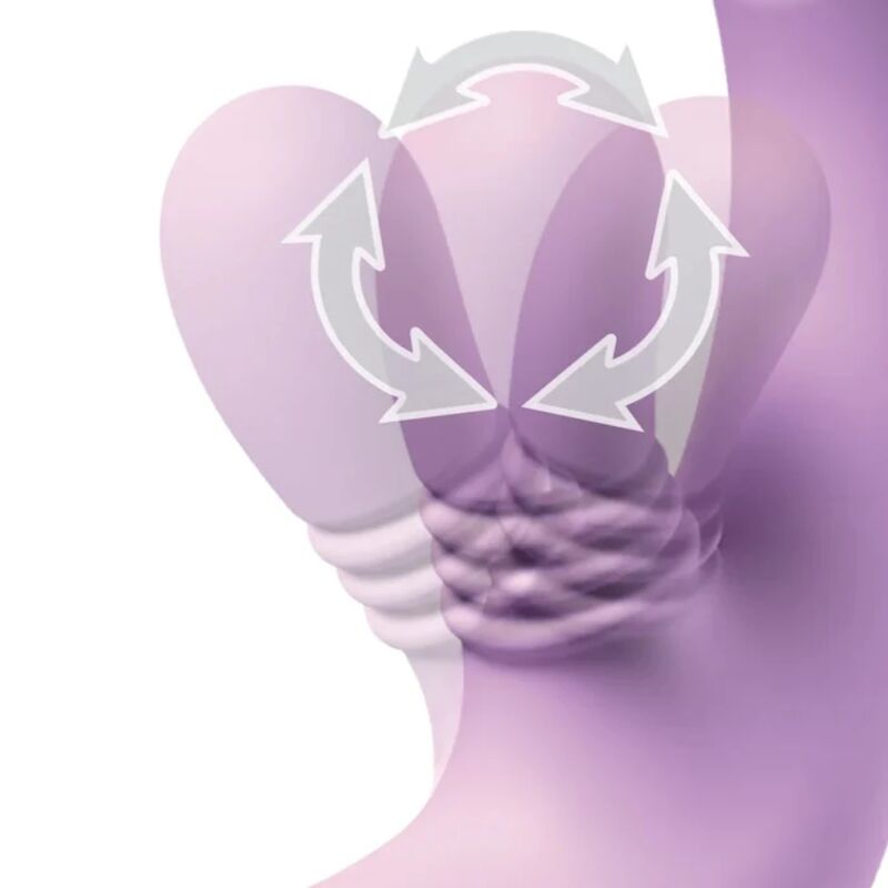 FANTASY FOR HER - INTIMOTION FLUTTER PRO PURPLE G-SPOT & CLITORAL RABBIT VIBRATOR — PIPEDREAMS · Vibratoare (imaginea 5)