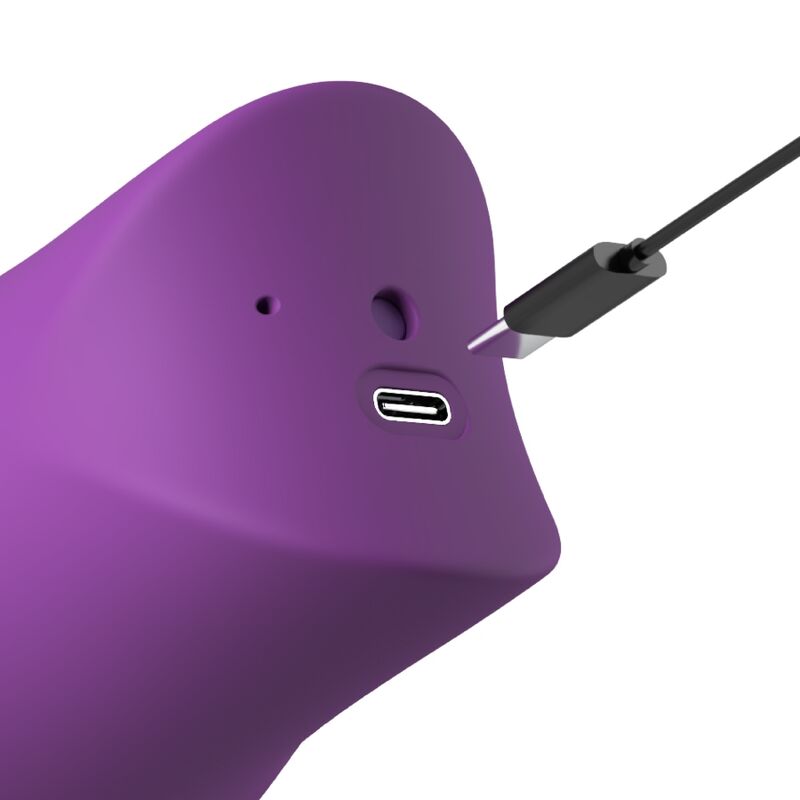 Fantasy For Her-Lush Kiss Stimulator Clitoris cu Sucțiune 4 FANTASY FOR HER - LUSH KISS PLUSH PURPLE SUCTION & LICKING CLITORAL STIMULATOR — PIPEDREAMS · Vibratoare (imaginea 4)