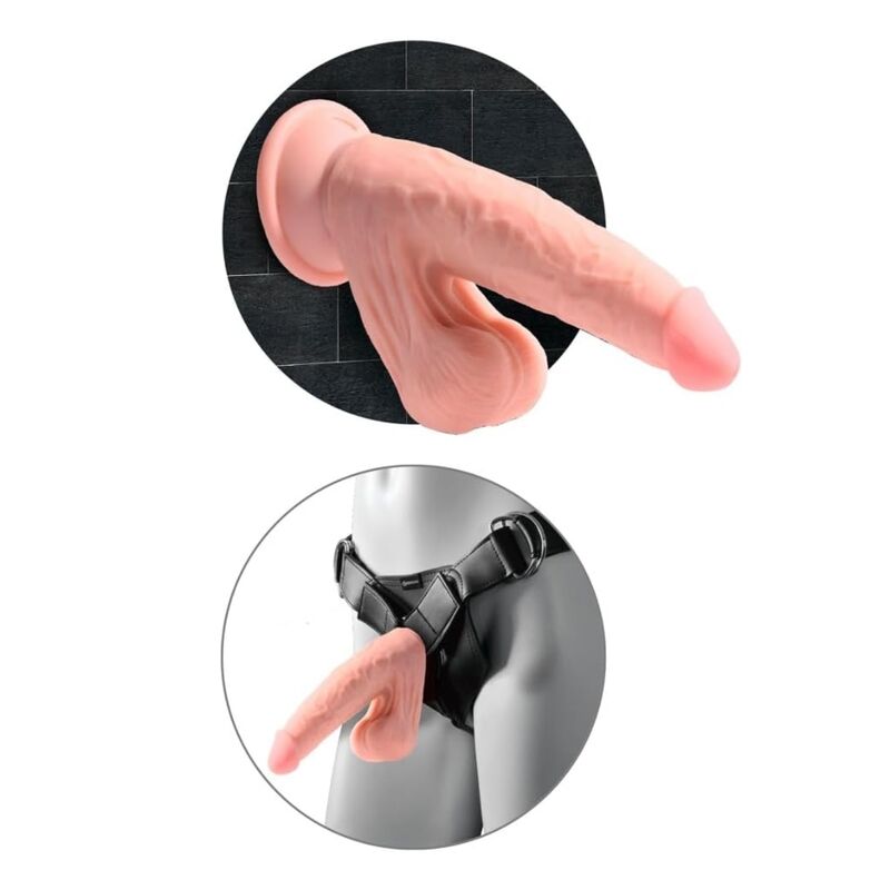 King Cock Plus-Dildo Triplă Densitate cu Testicule 23 cm 6 KING COCK PLUS - TRIPLE DENSITY REALISTIC DILDO WITH SWINGING TESTICLES 23 CM FLESH — PIPEDREAMS · Dildo & Stimulatoare (imaginea 6)