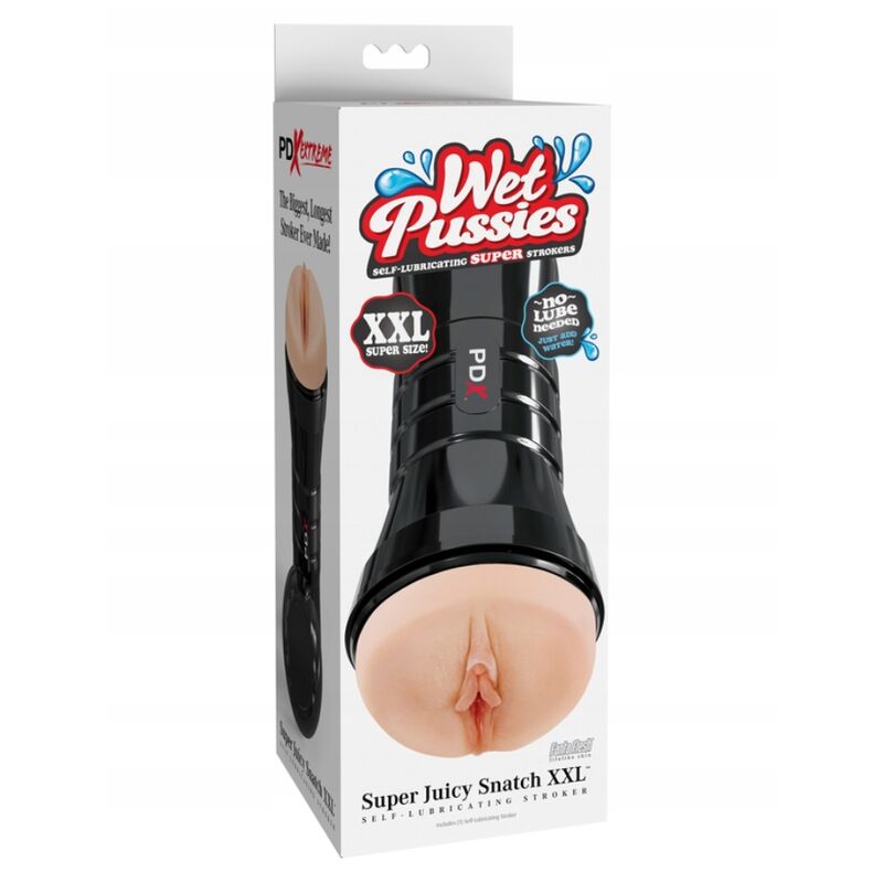 PDX Extreme-Super Juicy Snatch XXL Masturbator Light 3 PDX EXTREME - WET PUSSIES SUPER JUICY SNATCH XXL LIGHT MASTURBATOR — PIPEDREAMS · Masturbatoare (imaginea 3)