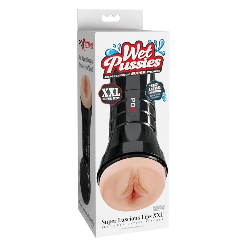 PDX EXTREME - WET PUSSIES SUPER LUSCIOUS LIPS XXL LIGHT MASTURBATOR — PIPEDREAMS · Masturbatoare (imaginea 5)
