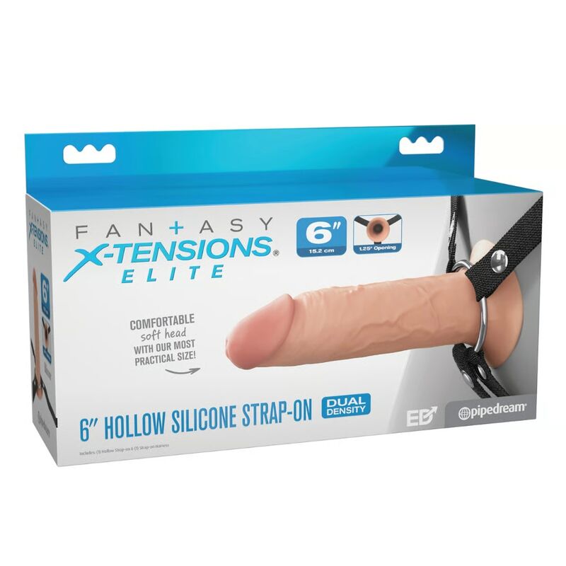 Fantasy X-Tensions Elite-Strap-on Gol din Silicon 15,2 cm 55 Fantasy X-Tensions Elite-Strap-on Gol din Silicon 15,2 cm