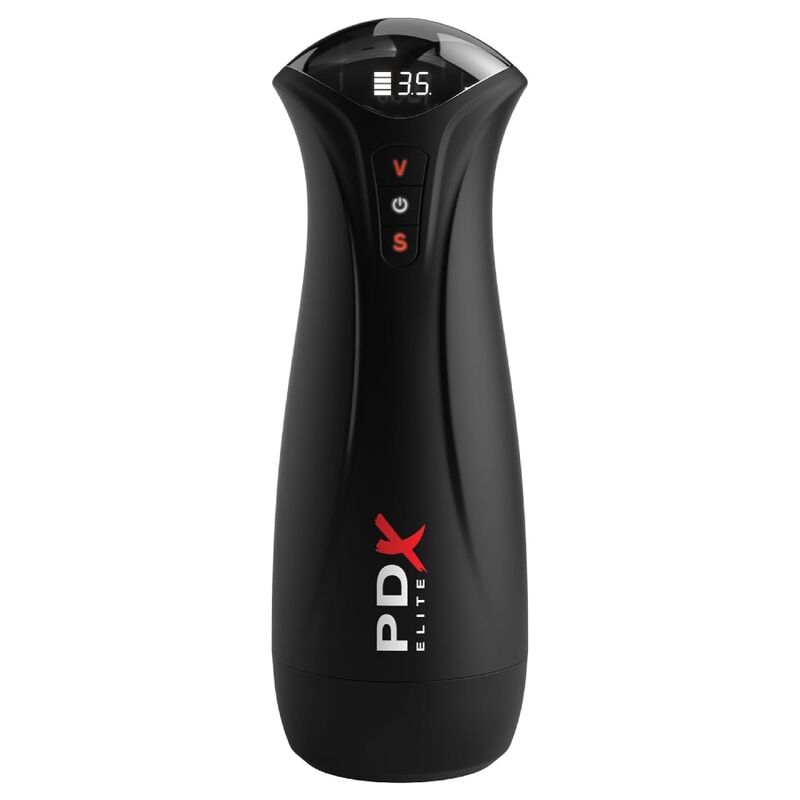 PDX Elite-Fap-Gasm Clear Masturbator cu Sucțiune 5 PDX ELITE - FAP-GASM CLEAR MALE MASTURBATOR WITH INTERMITTENT SUCTION — PIPEDREAMS · Masturbatoare (imaginea 5)