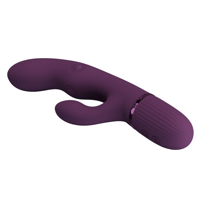 Pretty Love-Zach Vibrator Rabbit cu Mișcare de Împingere Mov 6 PRETTY LOVE - ZACH RECHARGEABLE THRUSTING RABBIT VIBRATOR 5+5 FUNCTIONS · Vibratoare (imaginea 6)