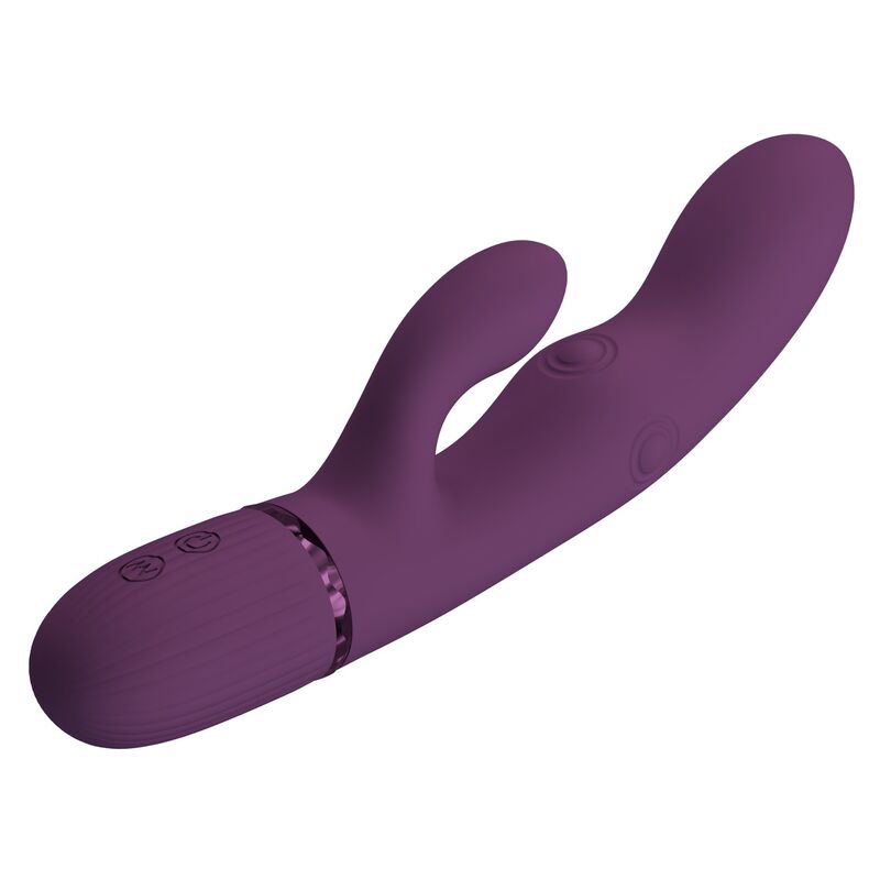 Pretty Love-Zach Vibrator Rabbit cu Mișcare de Împingere Mov 5 PRETTY LOVE - ZACH RECHARGEABLE THRUSTING RABBIT VIBRATOR 5+5 FUNCTIONS · Vibratoare (imaginea 5)