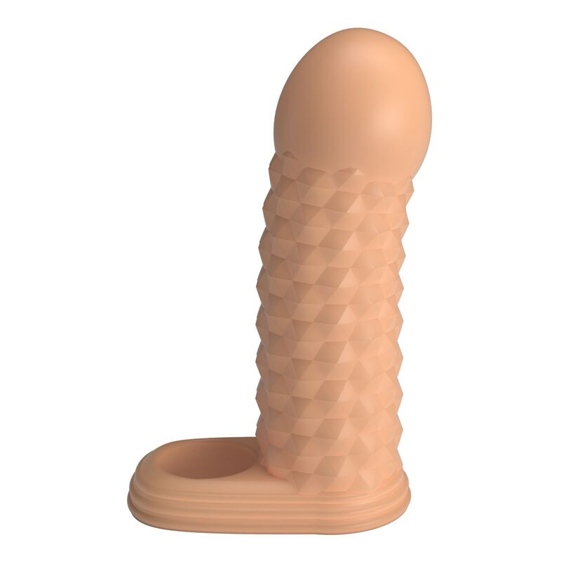 Pretty Love-Wolfram Manșon Prelungitor Penis 11,5 cm Natural 7 PRETTY LOVE - WOLFRAM PENIS EXTENSION SLEEVE 11.5 CM Ø 3.8 CM NATURAL · Inele & Mansoane Penis (imaginea 7)