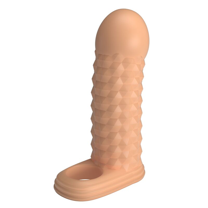 Pretty Love-Wolfram Manșon Prelungitor Penis 11,5 cm Natural 3 PRETTY LOVE - WOLFRAM PENIS EXTENSION SLEEVE 11.5 CM Ø 3.8 CM NATURAL · Inele & Mansoane Penis (imaginea 3)