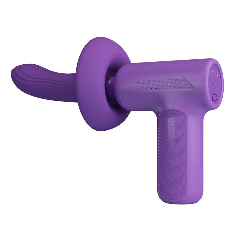 PRETTY LOVE - VITO THRUSTING MASSAGE GUN 5 MODES PURPLE · Vibratoare (imaginea 6)