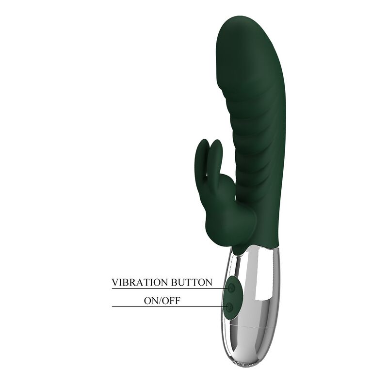 Pretty Love-Naughty Bunny Vibrator Rabbit 30 Funcții Verde 9 PRETTY LOVE - NAUGHTY BUNNY RABBIT VIBRATOR 30 FUNCTIONS USB RECHARGEABLE GREEN · Vibratoare (imaginea 9)