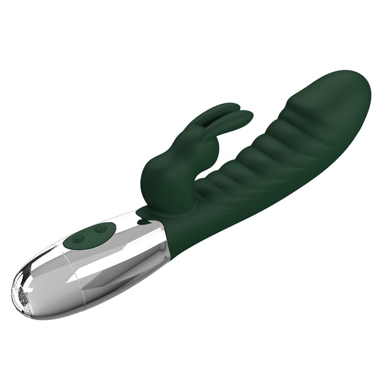 Pretty Love-Naughty Bunny Vibrator Rabbit 30 Funcții Verde 10 PRETTY LOVE - NAUGHTY BUNNY RABBIT VIBRATOR 30 FUNCTIONS USB RECHARGEABLE GREEN · Vibratoare (imaginea 10)