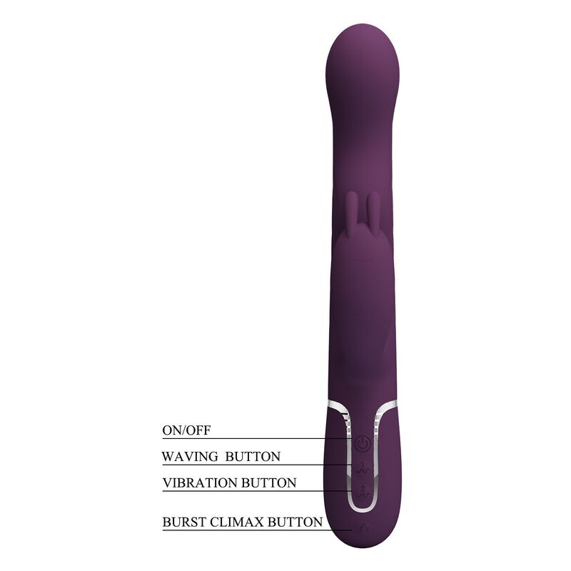 Pretty Love-Loursen Vibrator Rabbit cu Împingere Mov 9 PRETTY LOVE - LOURSEN RABBIT VIBRATOR WITH THRUSTING MOTION AND 7 VIBRATIONS USB RECHARGEABLE PURPLE · Vibratoare (imaginea 9)