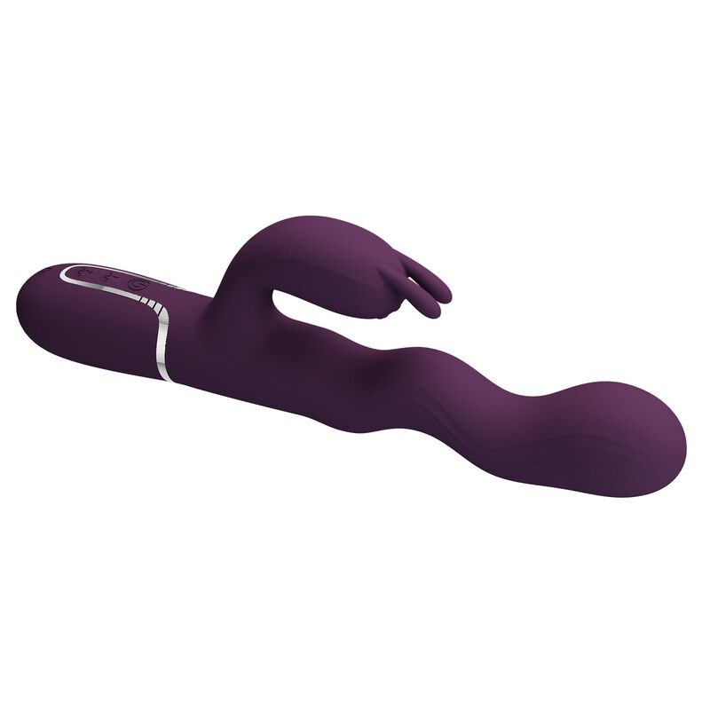 Pretty Love-Loursen Vibrator Rabbit cu Împingere Mov 7 PRETTY LOVE - LOURSEN RABBIT VIBRATOR WITH THRUSTING MOTION AND 7 VIBRATIONS USB RECHARGEABLE PURPLE · Vibratoare (imaginea 7)