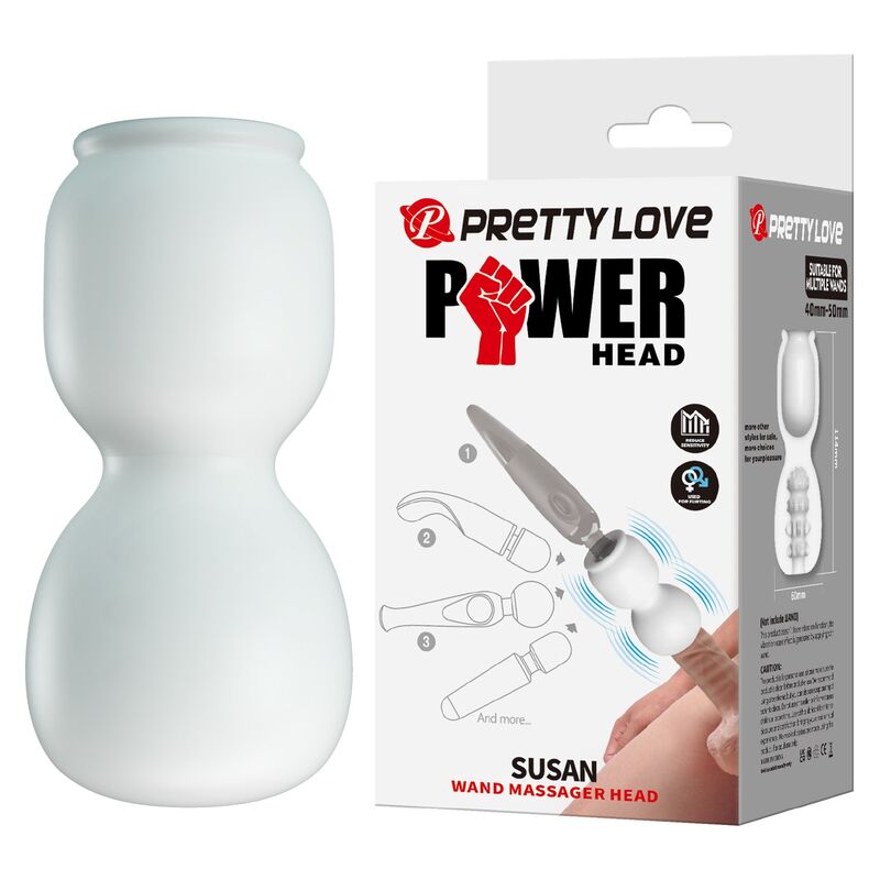 Pretty Love-Susan Cap Accesoriu pentru Masager Wand 6,5 cm 326 Pretty Love-Susan Cap Accesoriu pentru Masager Wand 6,5 cm