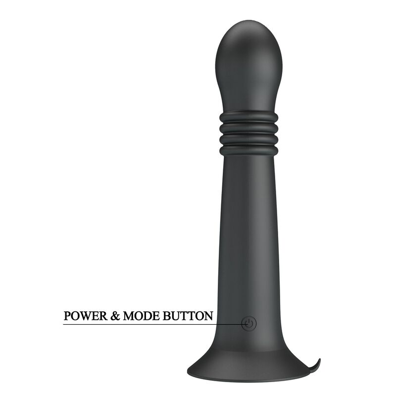 Pretty Love-Stella Masager cu Rotație și Împingere Negru 7 PRETTY LOVE - STELLA USB RECHARGEABLE ROTATING AND THRUSTING MASSAGER · Vibratoare (imaginea 7)