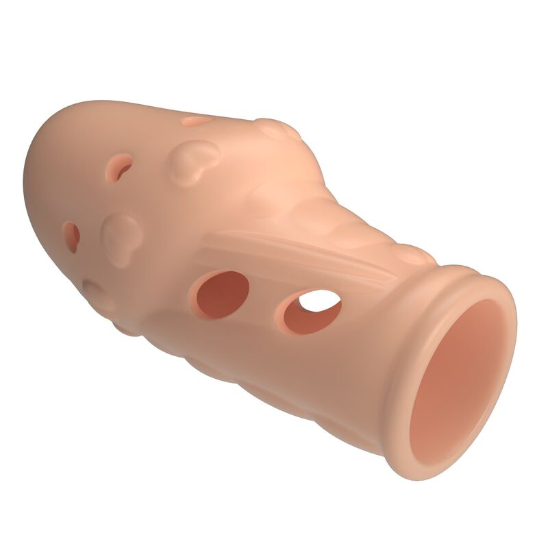 Pretty Love-Socker Manșon Texturat pentru Penis Natural 8 PRETTY LOVE - SOCKER TEXTURED PENIS SLEEVE NATURAL · Inele & Mansoane Penis (imaginea 8)