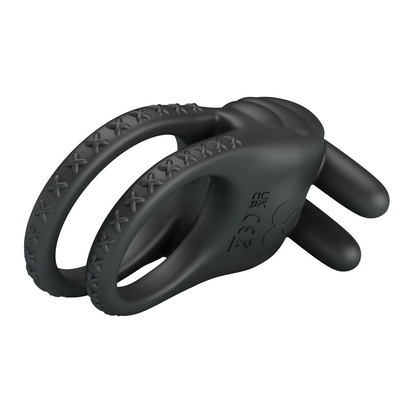 Pretty Love-Sini Inel Vibrator pentru Penis 10 Funcții Negru 4 PRETTY LOVE - SINI RECHARGEABLE VIBRATING COCK RING 10 FUNCTIONS BLACK · Inele & Mansoane Penis (imaginea 4)