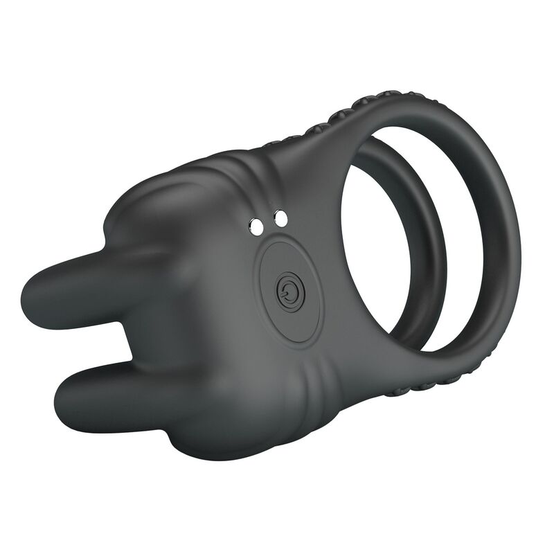Pretty Love-Sini Inel Vibrator pentru Penis 10 Funcții Negru 6 PRETTY LOVE - SINI RECHARGEABLE VIBRATING COCK RING 10 FUNCTIONS BLACK · Inele & Mansoane Penis (imaginea 6)