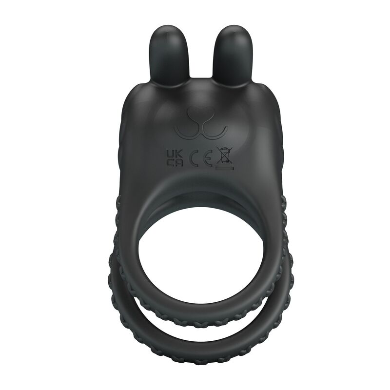 Pretty Love-Sini Inel Vibrator pentru Penis 10 Funcții Negru 9 PRETTY LOVE - SINI RECHARGEABLE VIBRATING COCK RING 10 FUNCTIONS BLACK · Inele & Mansoane Penis (imaginea 9)