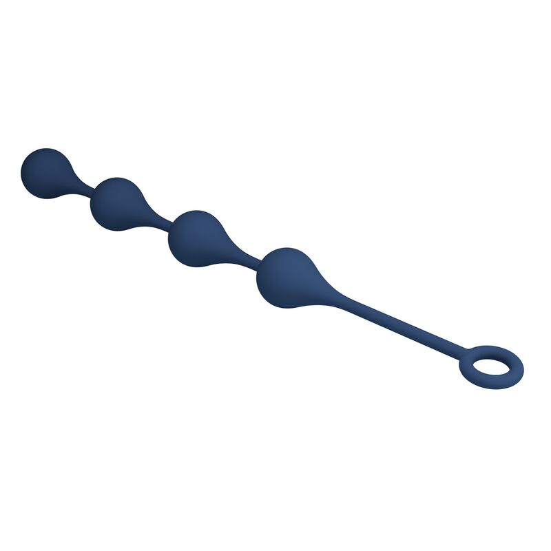 MR PLAY - BLUE SILICONE ANAL BEADS SIZE L 42.6 CM · Jucarii Anale (imaginea 2)