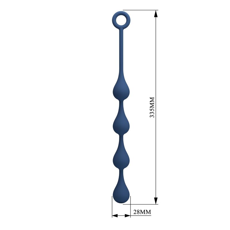 Mr Play-Bile Anale din Silicon Albastru Mărimea M 33 cm 5 MR PLAY - BLUE SILICONE ANAL BEADS SIZE M 33 CM · Jucarii Anale (imaginea 5)