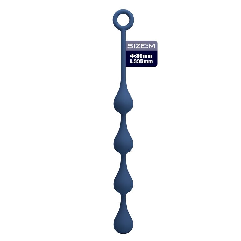 Mr Play-Bile Anale din Silicon Albastru Mărimea M 33 cm 2 MR PLAY - BLUE SILICONE ANAL BEADS SIZE M 33 CM · Jucarii Anale (imaginea 2)